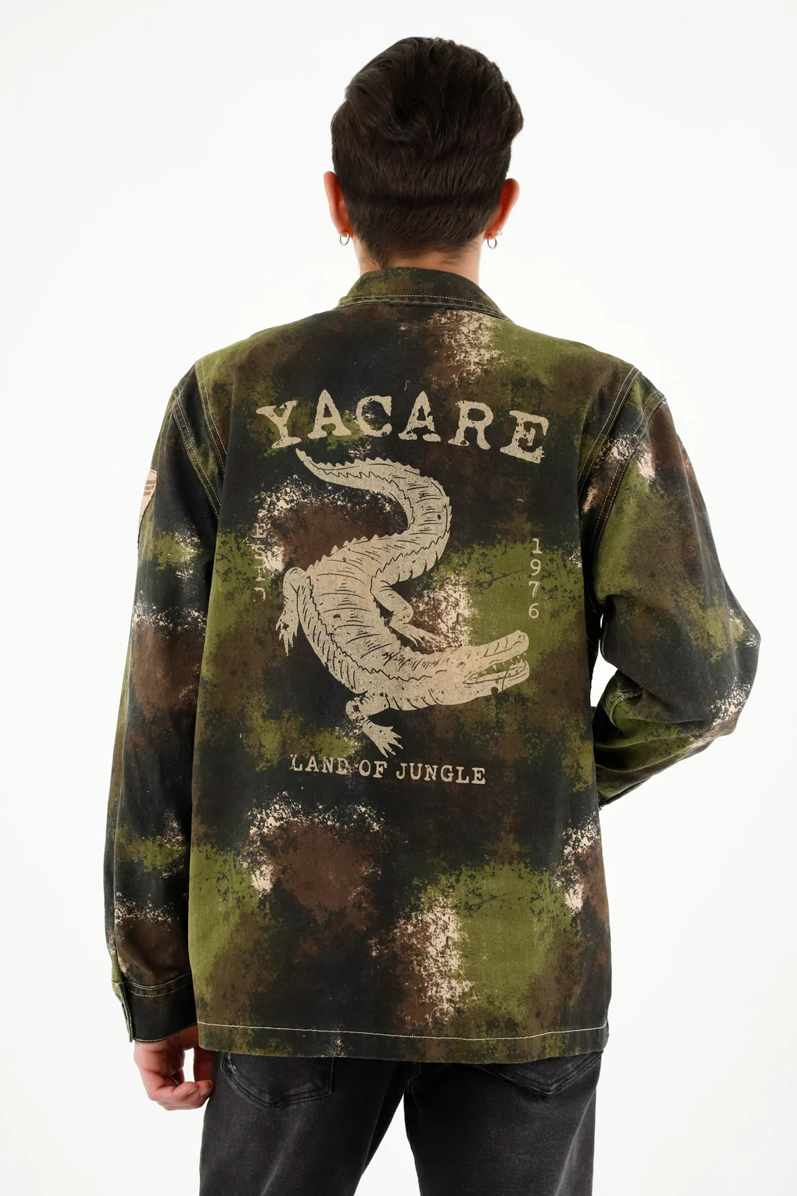 Men's Printed Parka Coat - Image 3