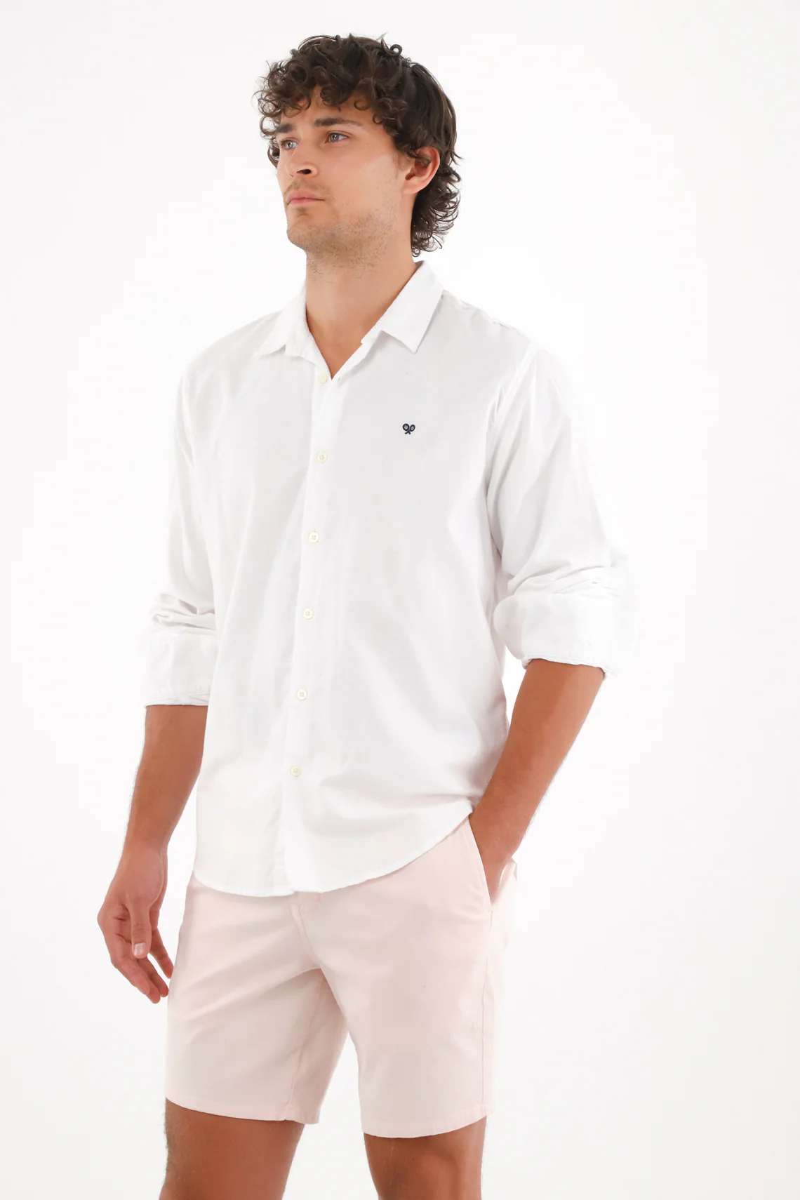 Pink Chino Shorts for Men - Image 2