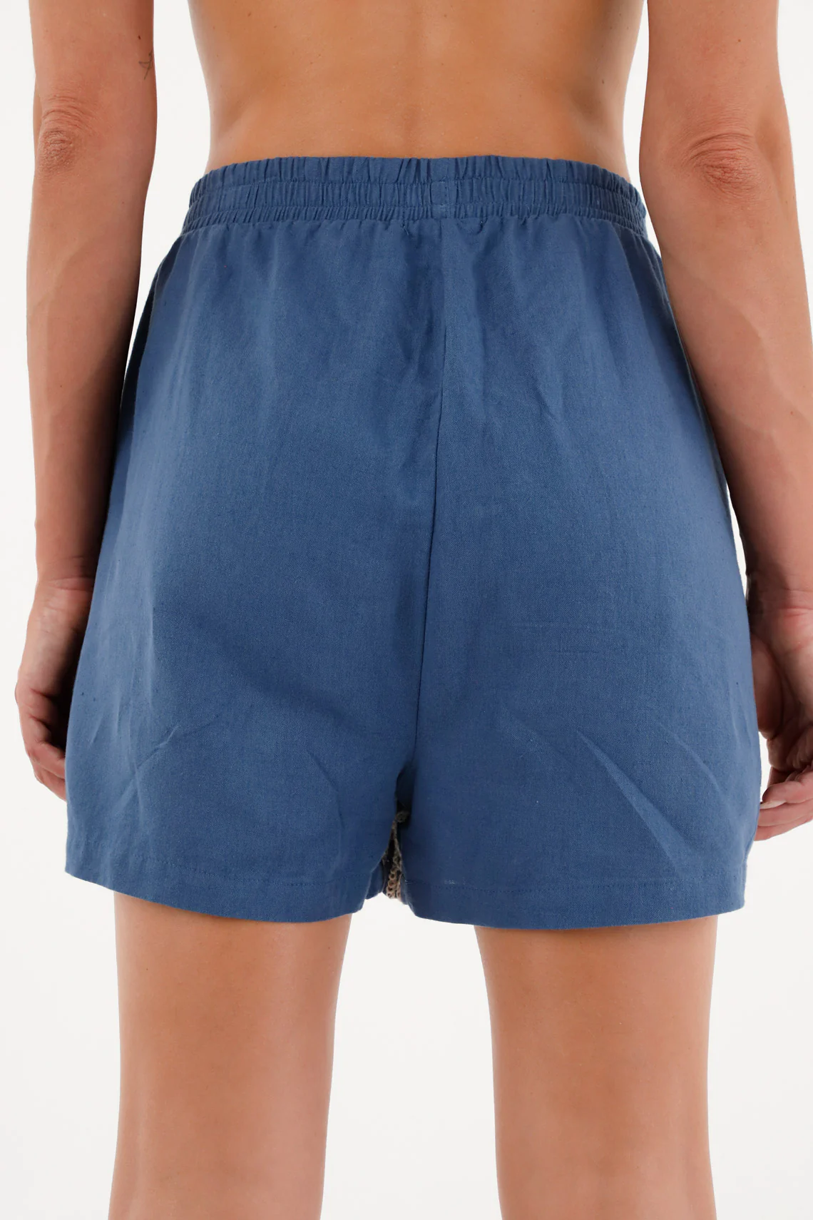 Women's Knit Bermuda Shorts with Elastic Waistband - Image 4