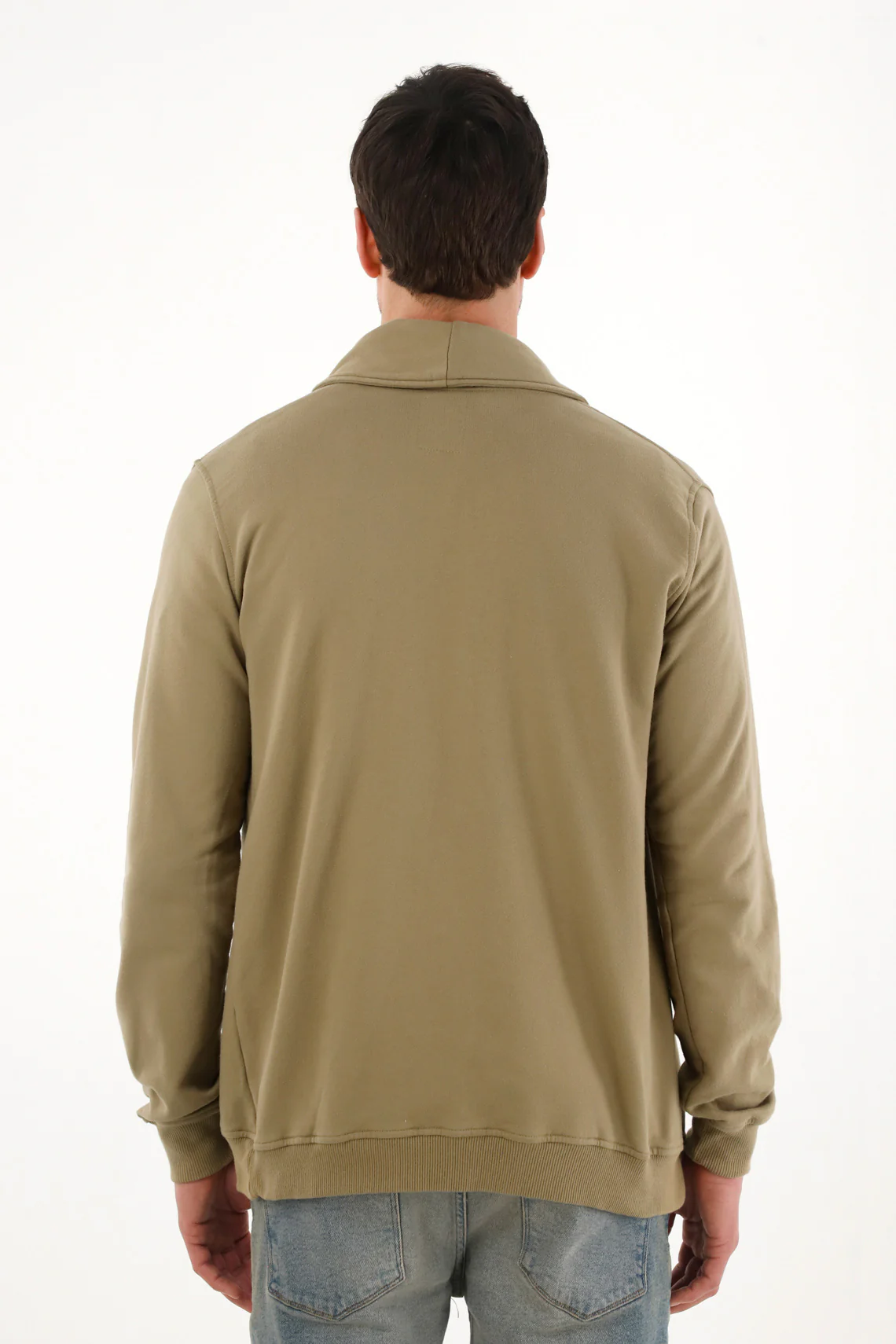 Men's Green Collared Pullover - Image 4