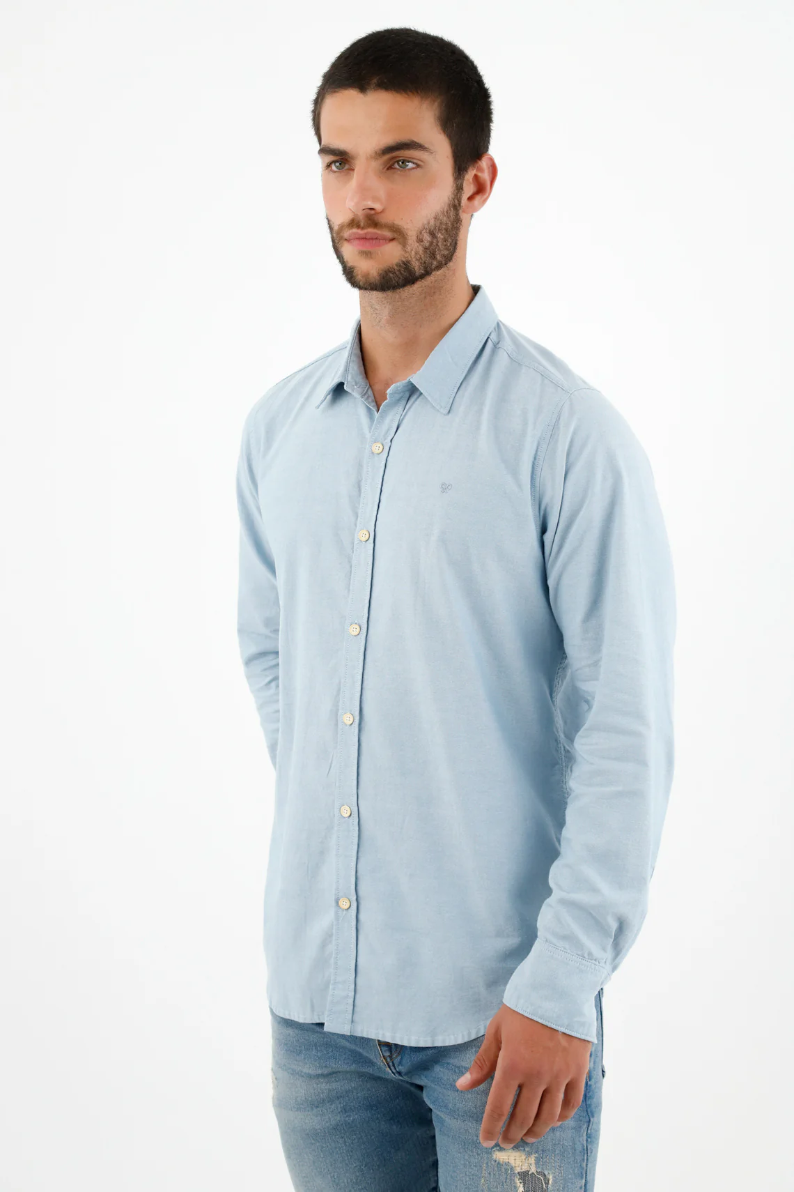 Men's Gray Classic Shirt - Image 2