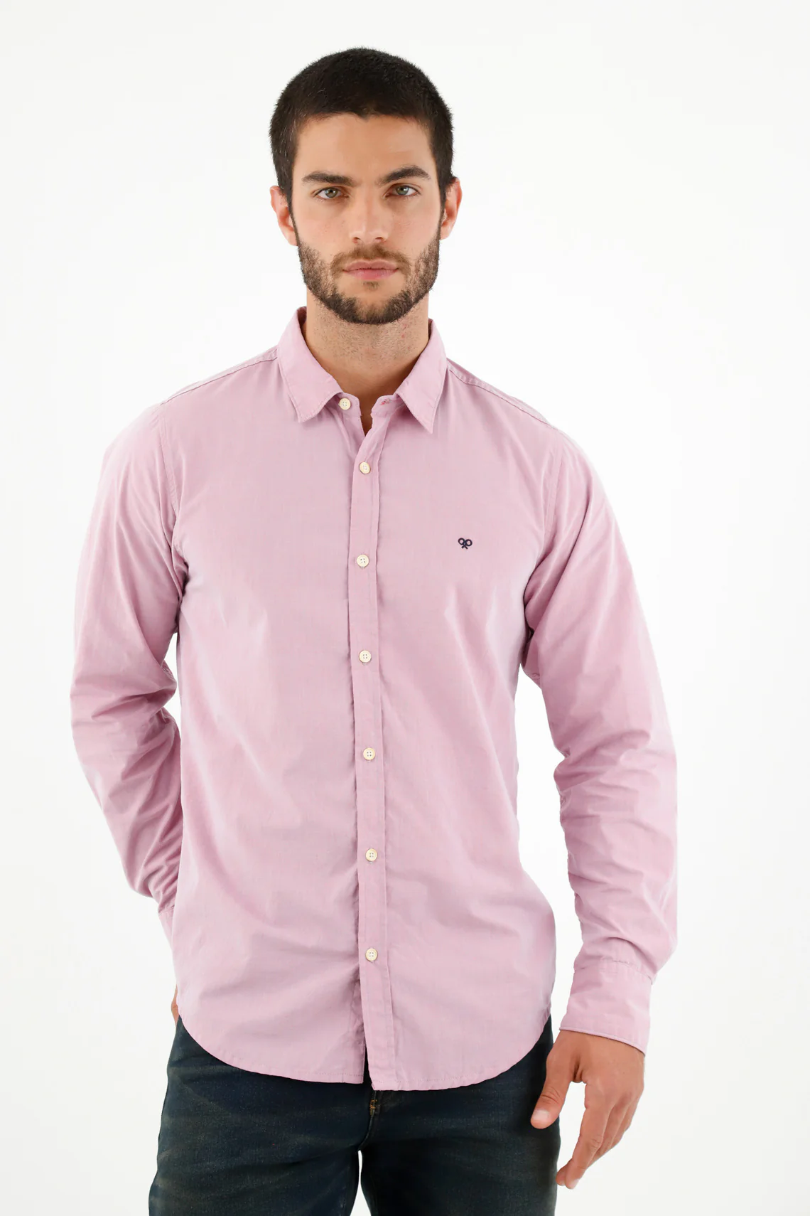 Men's Red Long Sleeve Shirt - Image 2