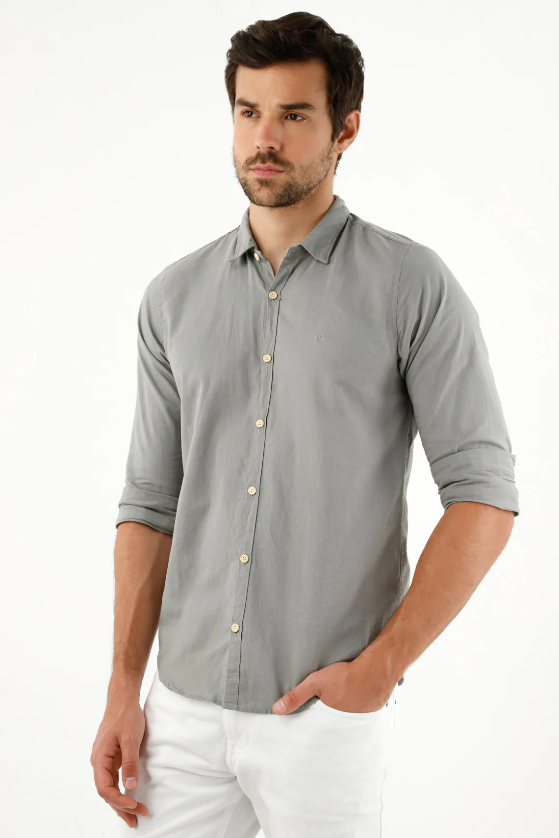 Men's Classic Collar Shirt - Image 2