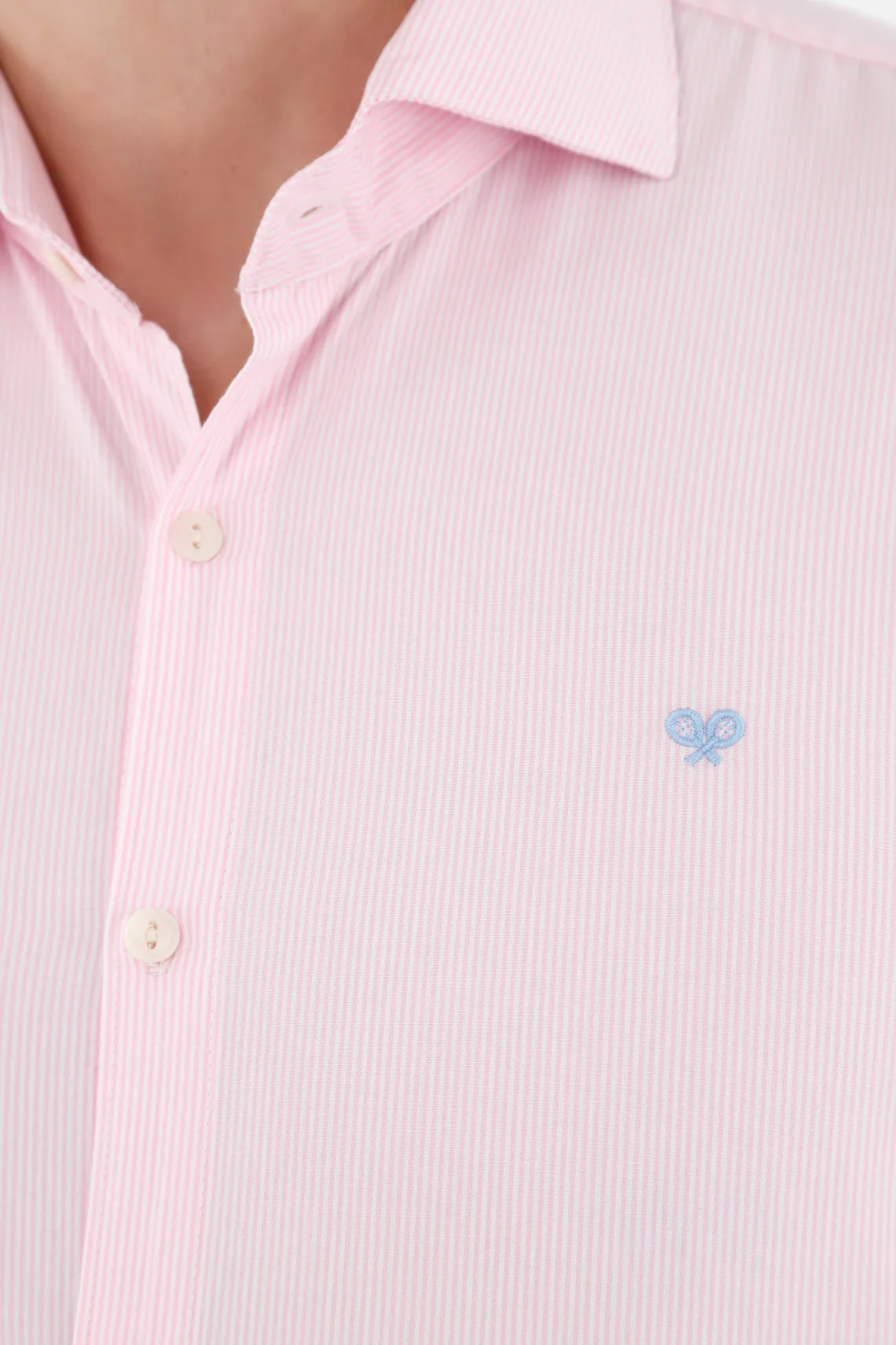 Men's Pink Long Sleeve Shirt - Image 2