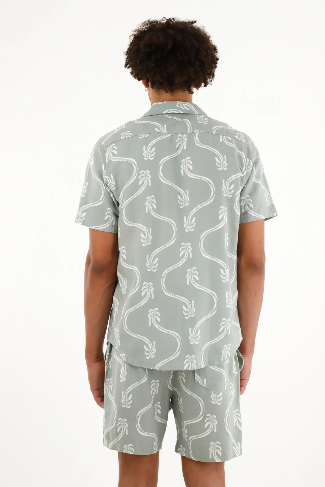 Men's palm print shirt - Image 4