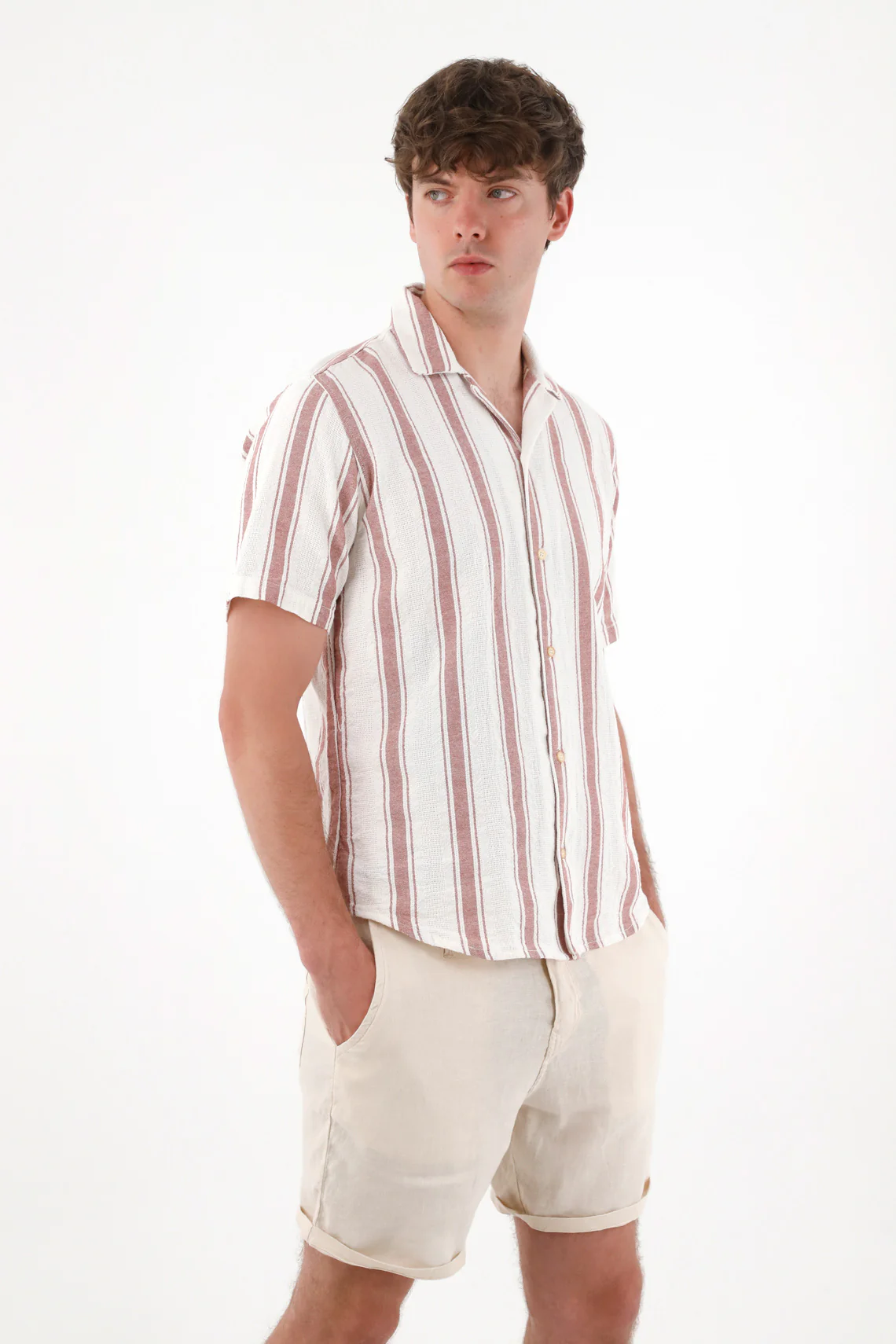 Striped Design Shirt for Men - Image 2