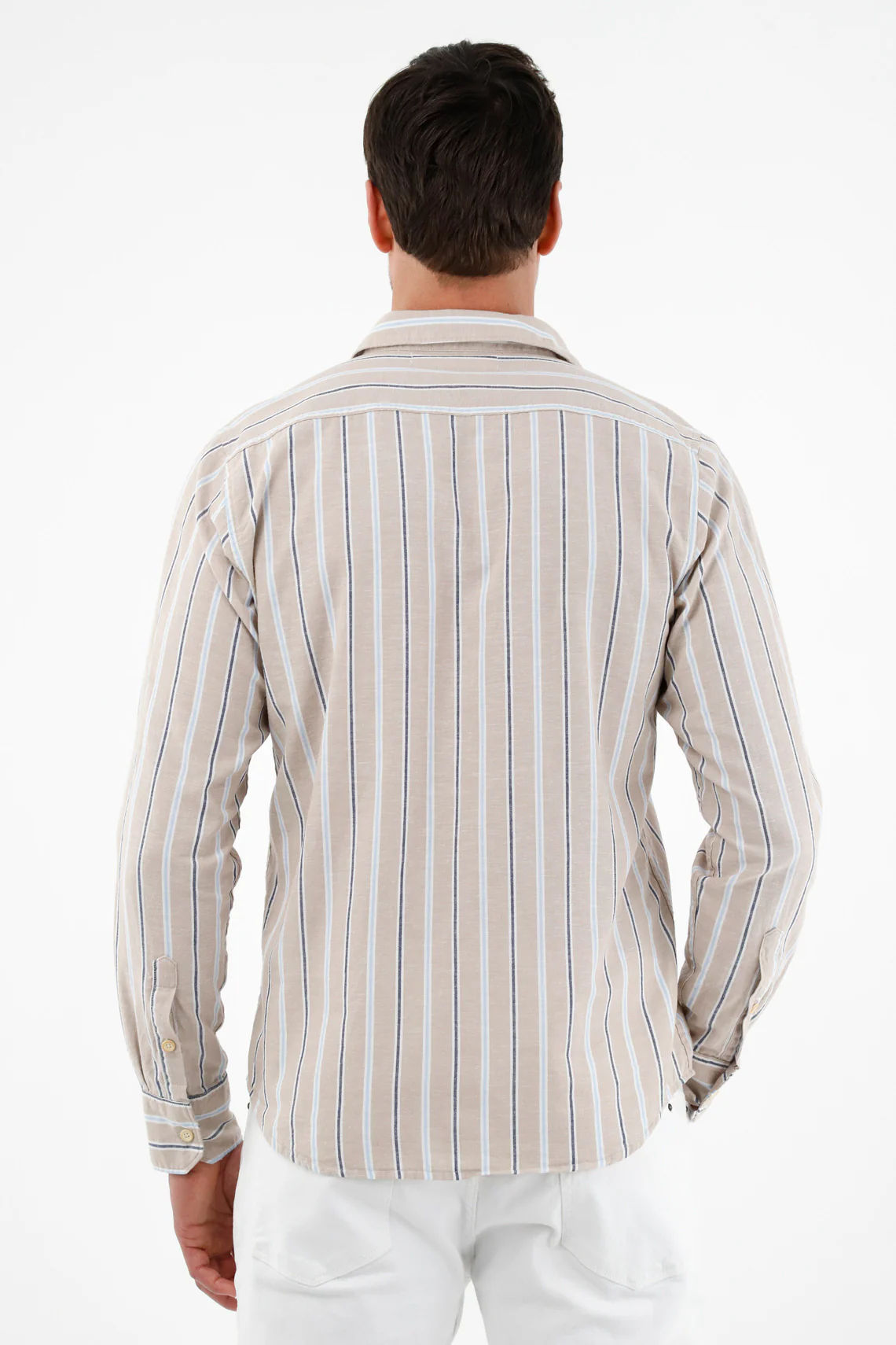 Men's Brown Long Sleeve Shirt - Image 4