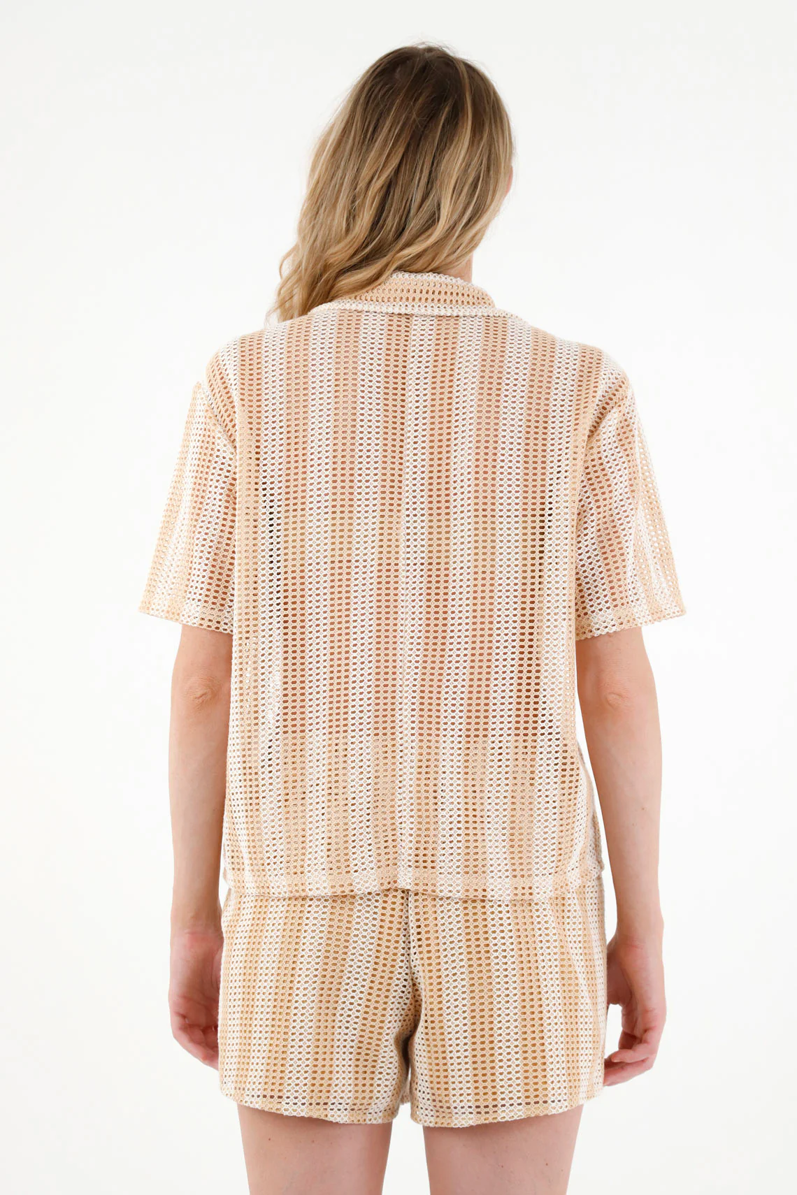 Women's Off-White Bowling Shirt - Image 4