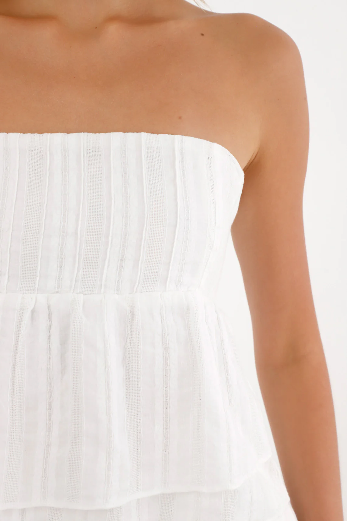 Women's Strapless Blouse with Shrug - Image 3