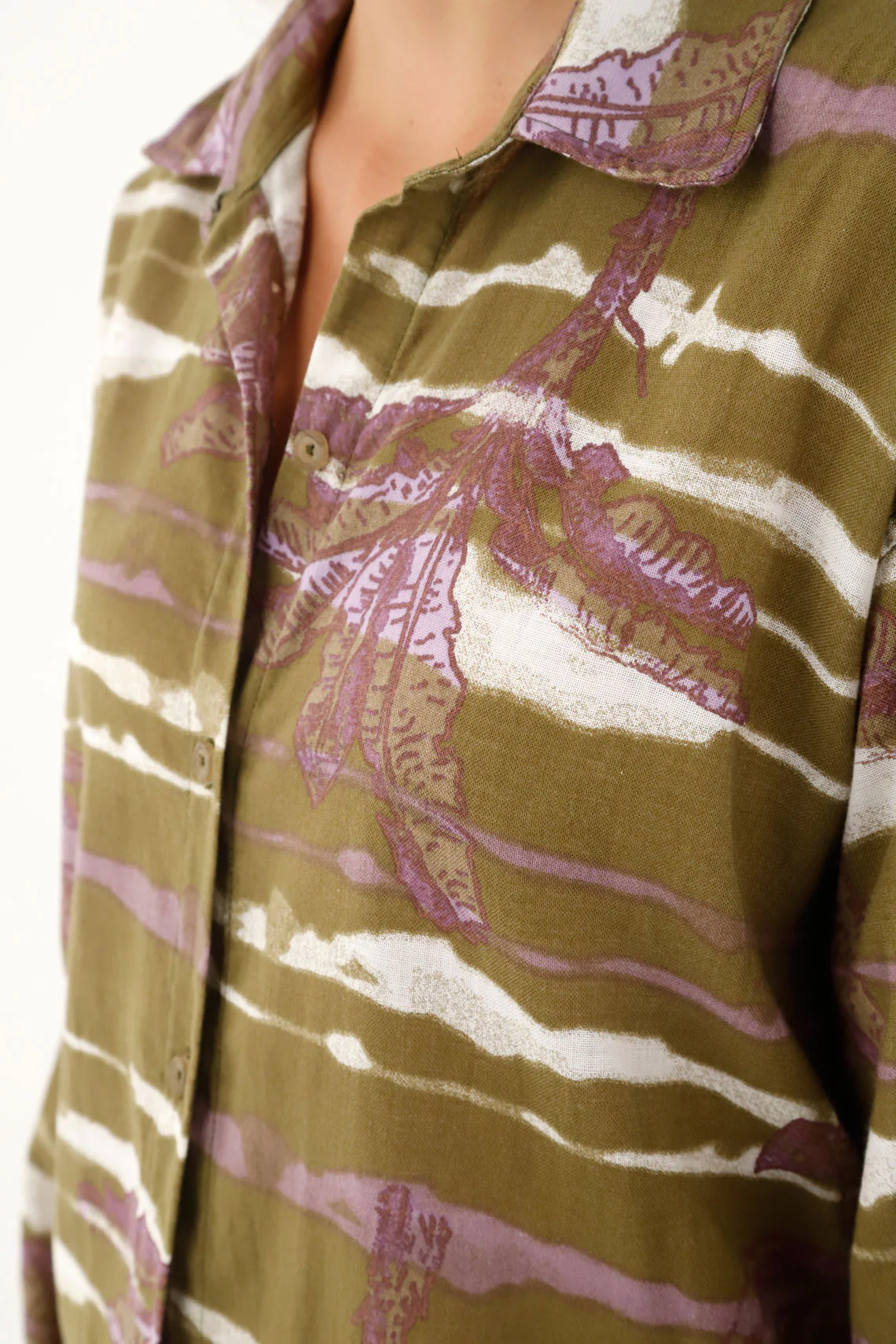 Women's Long Sleeve Printed Shirt - Image 3