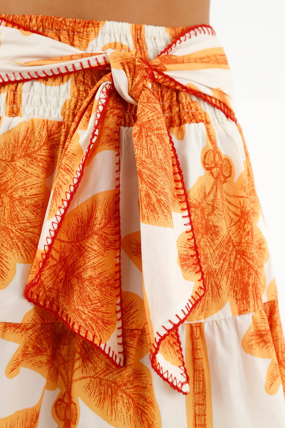 Women's Ruffled Printed Skirt - Image 3