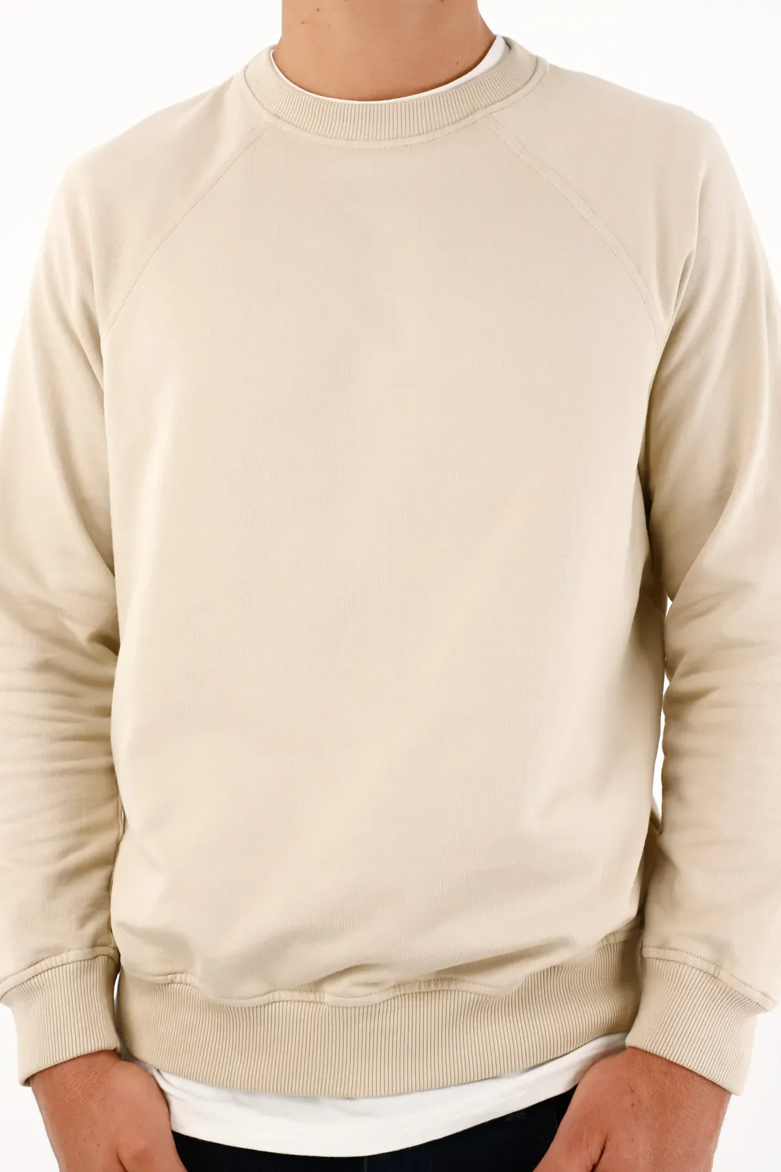Hoodie Sweatshirt with Hood in Off-White for Men - Image 4