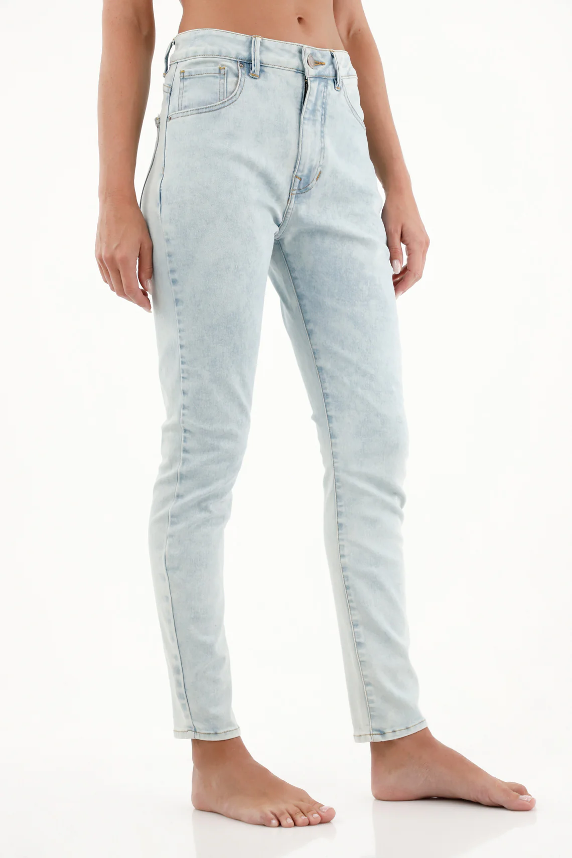 Women's Light Blue High-Waisted Jegging Jeans - Image 2