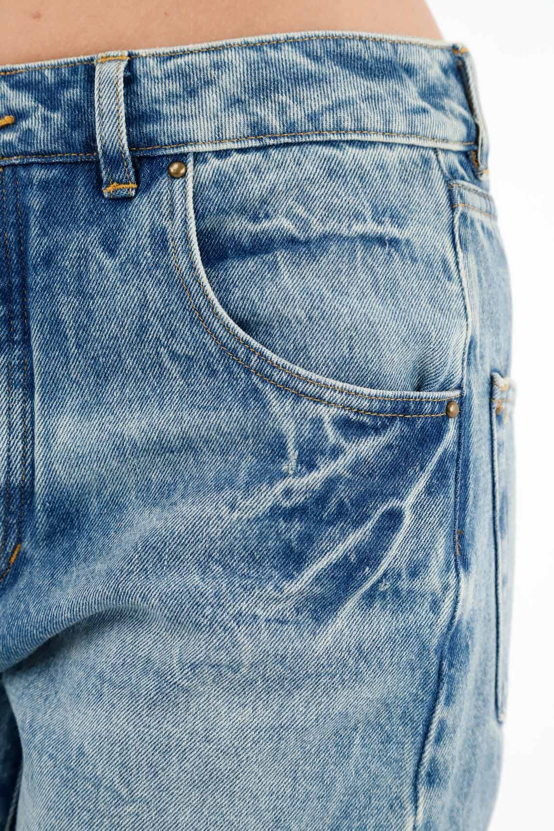 Women's Five-Pocket Blue Jeans - Image 3