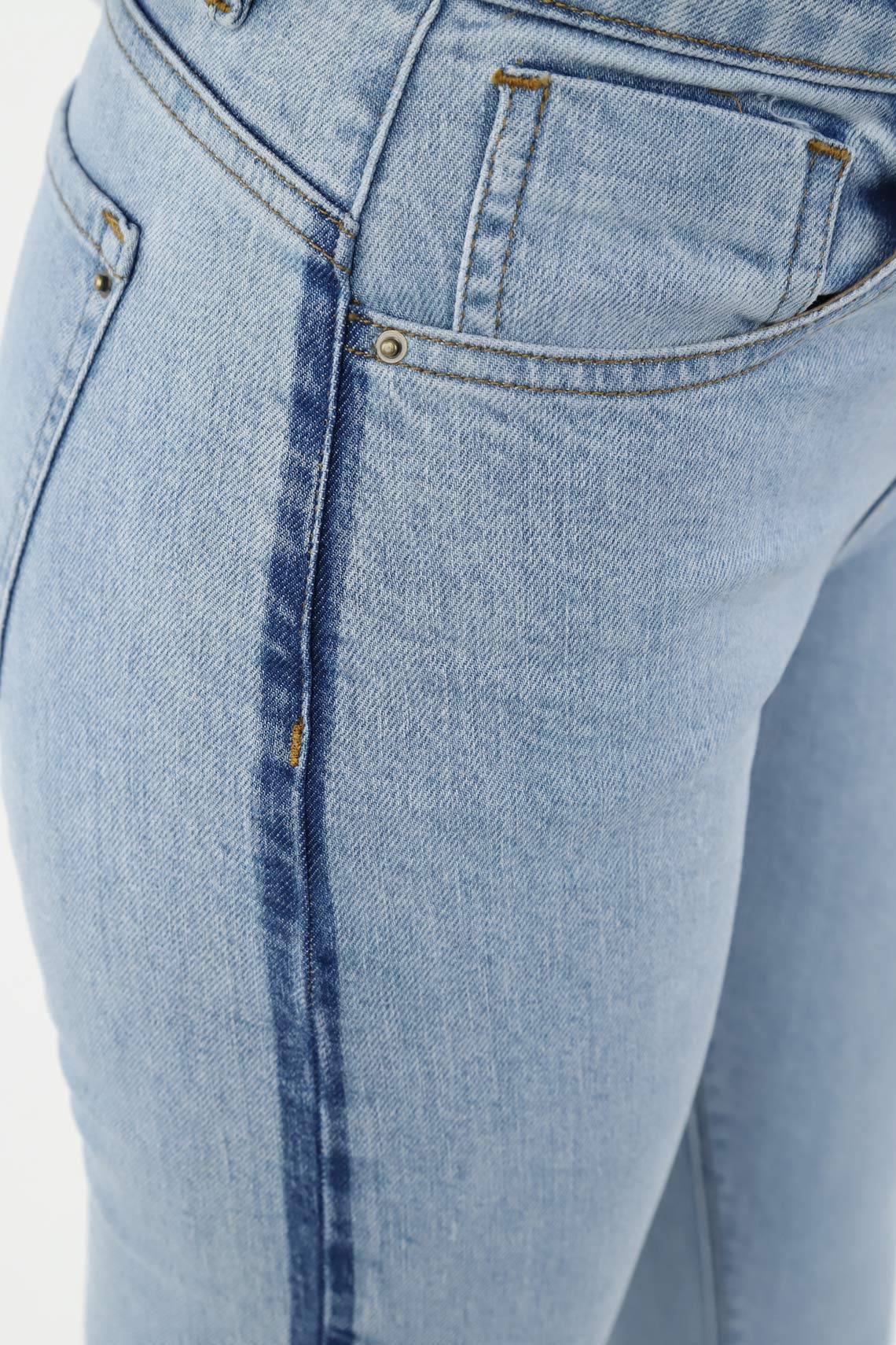 Women's Classic Super Slim Blue Jeans - Image 3