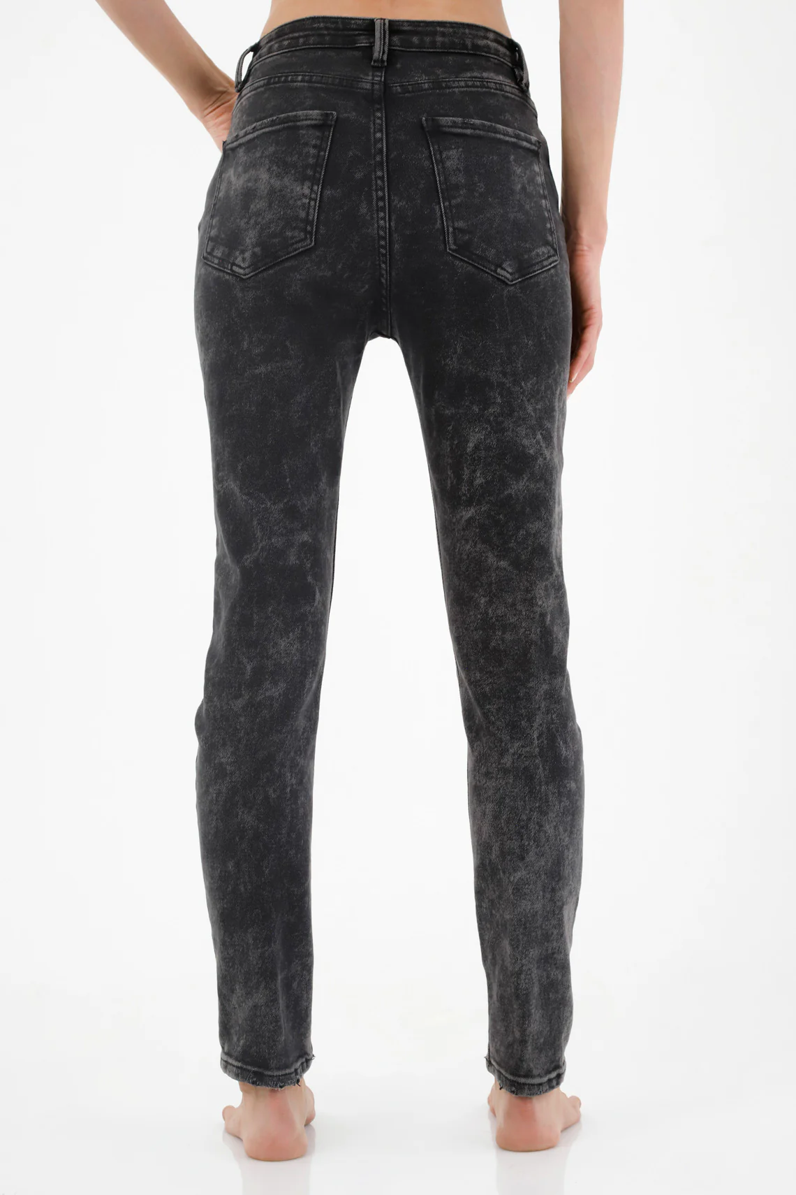 Women's Black Slim Jeans - Image 4