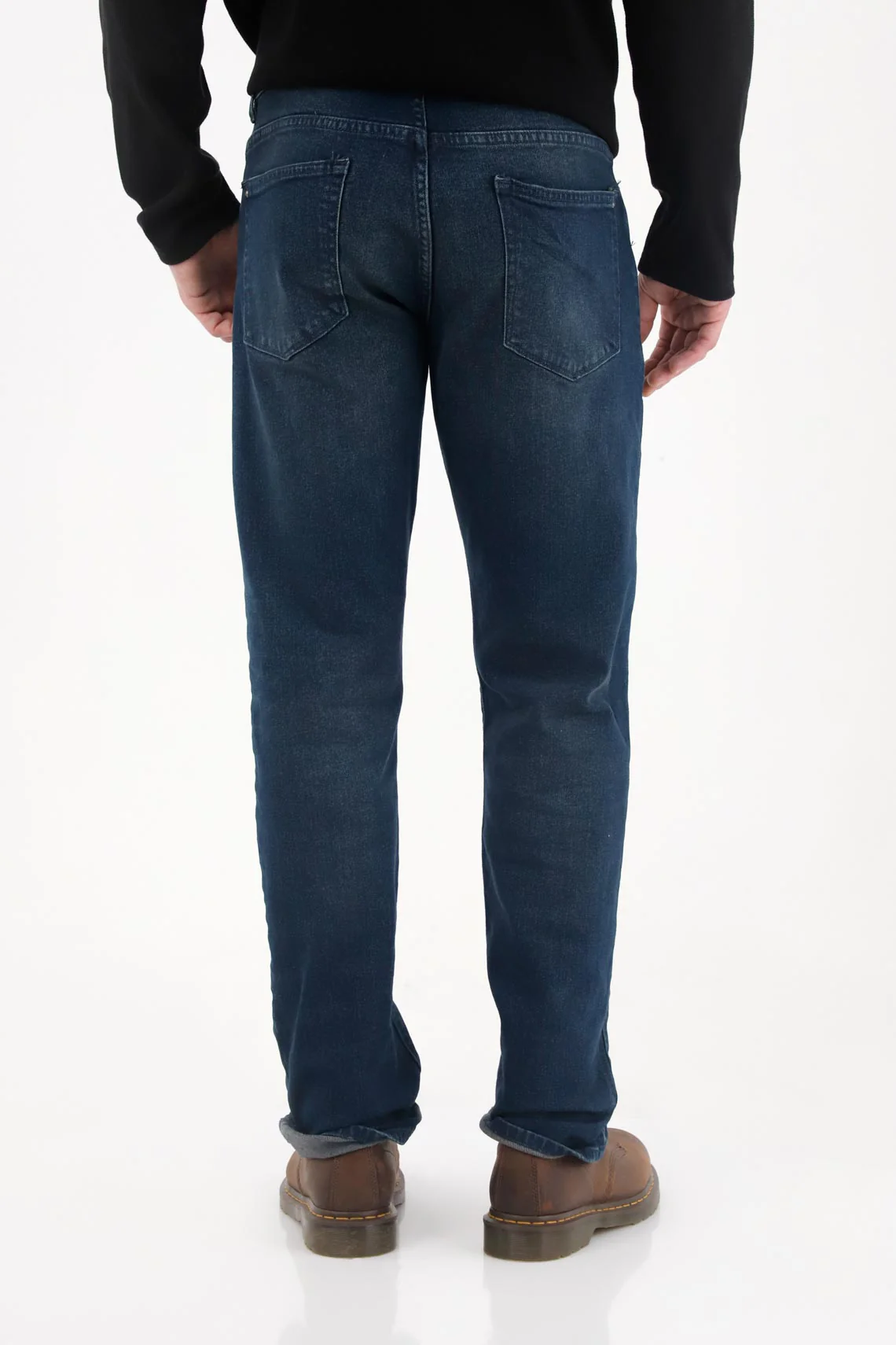 Straight Jeans in Dark Blue for Men - Image 4