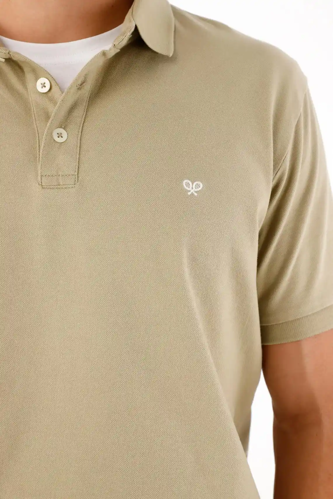 Green Polo with Mini Racket for Men - Image 3