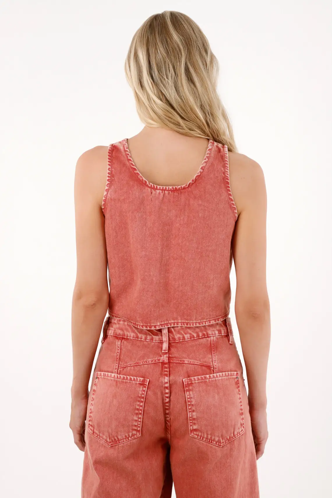 Red Bull Denim Vest for Women - Image 5