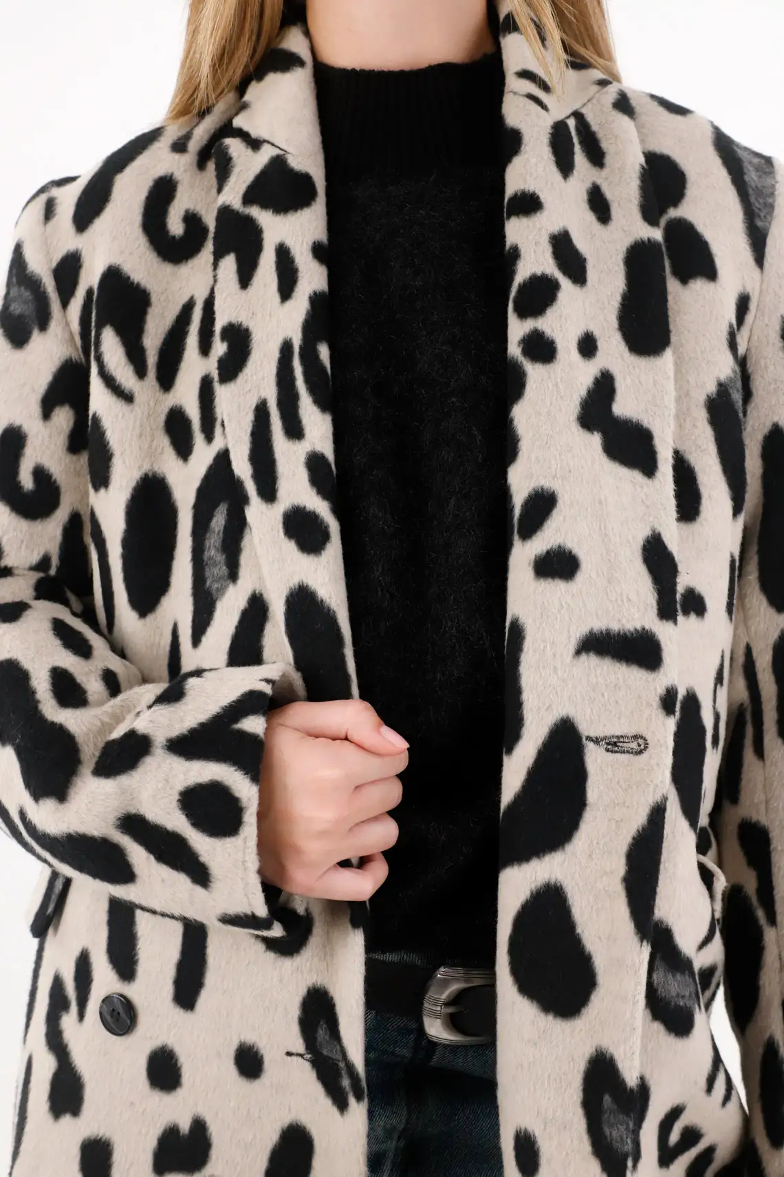 Printed Overcoat for Women - Image 3