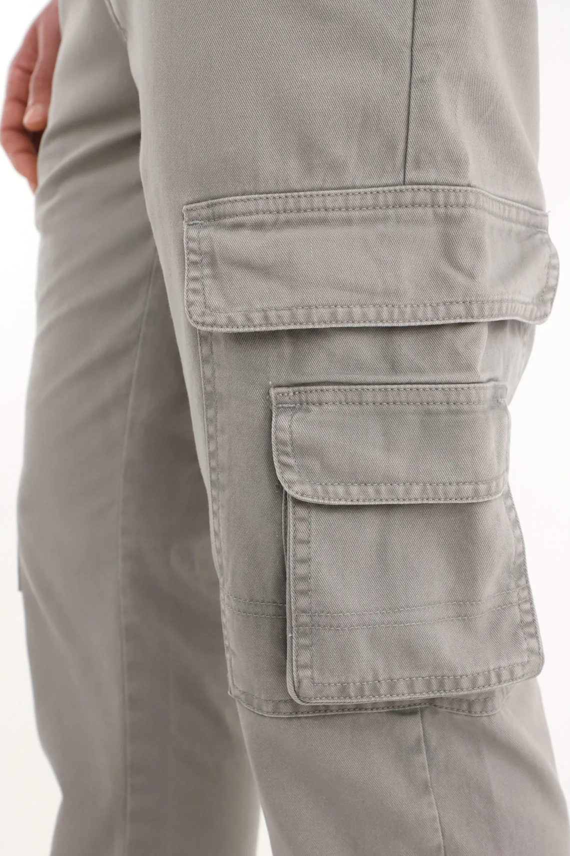 Grey Cargo Pants for Men - Image 3