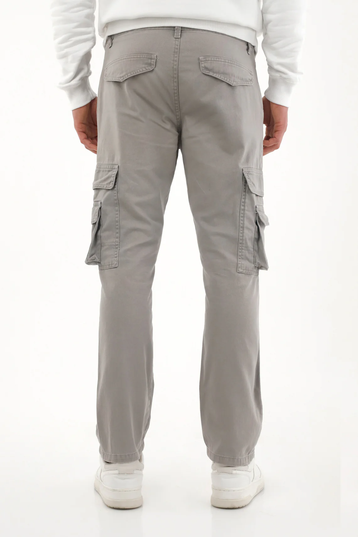 Grey Cargo Pants for Men - Image 4