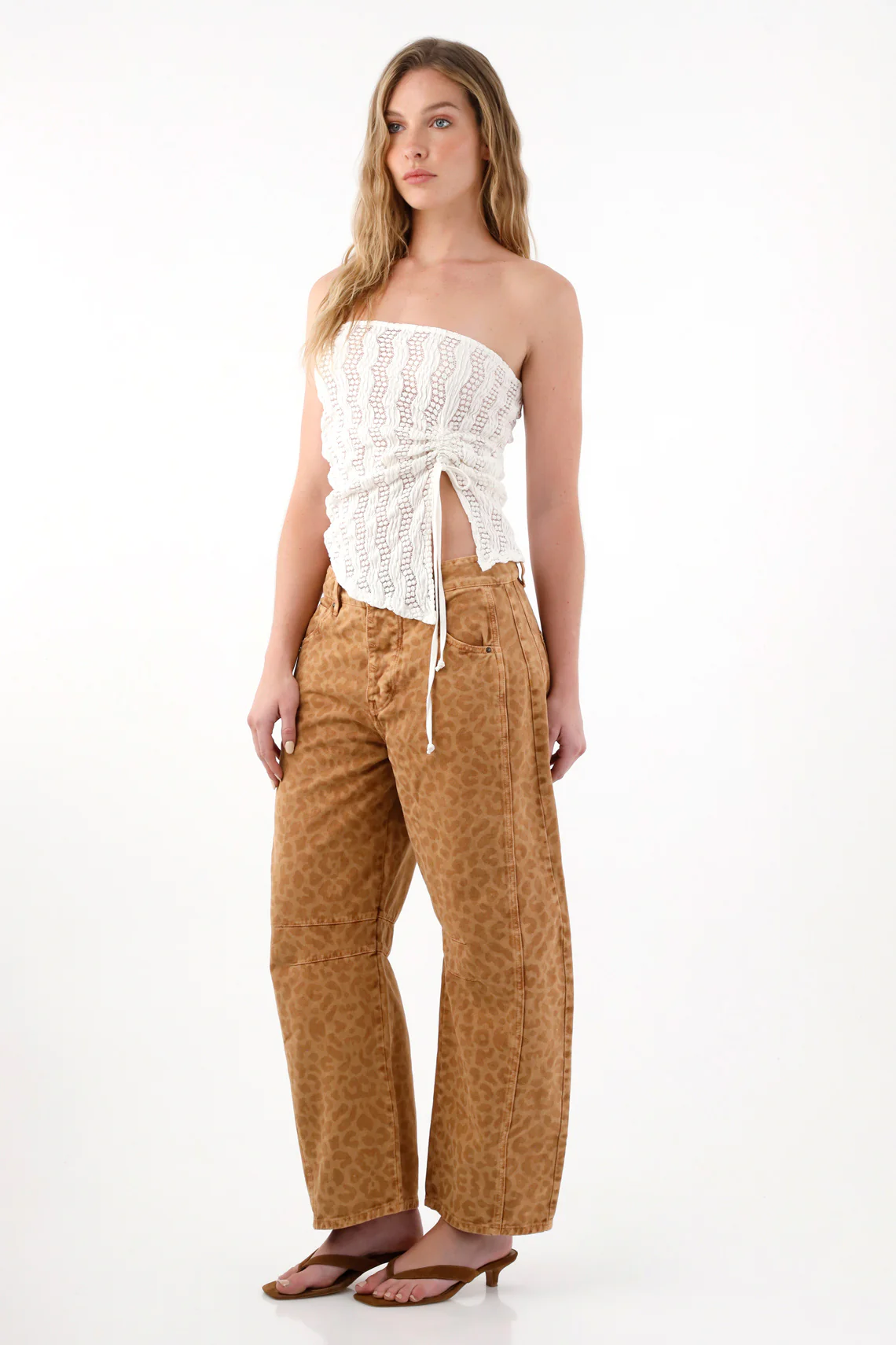Women's Animal Print Horseshoe Pants - Image 3