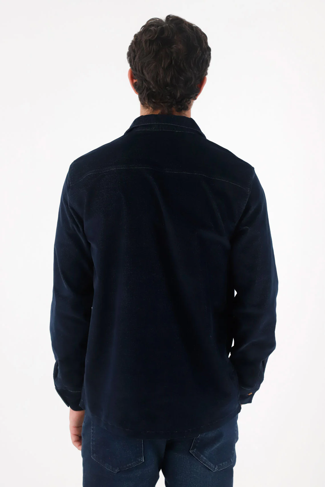 Classic Soft Touch Blue Shirt for Men - Image 4