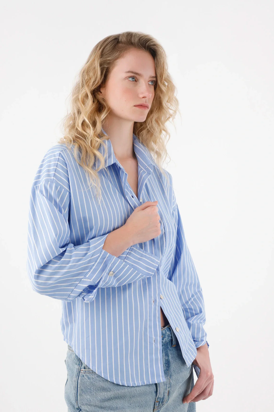 Classic Striped Shirt for Women - Image 3