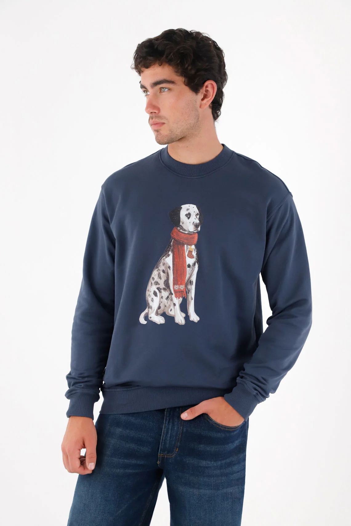 Sweatshirt with Christmas Print for Men