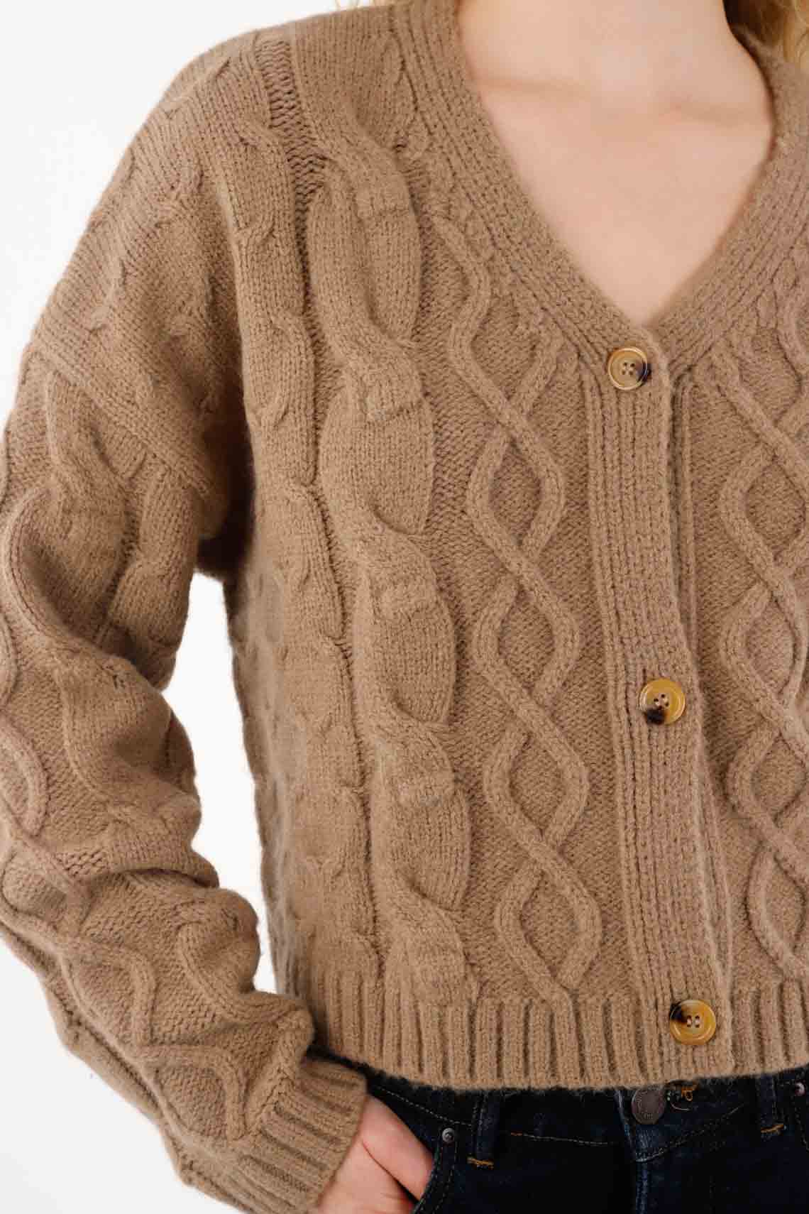 Sweatshirt with Buttons for Women - Image 3