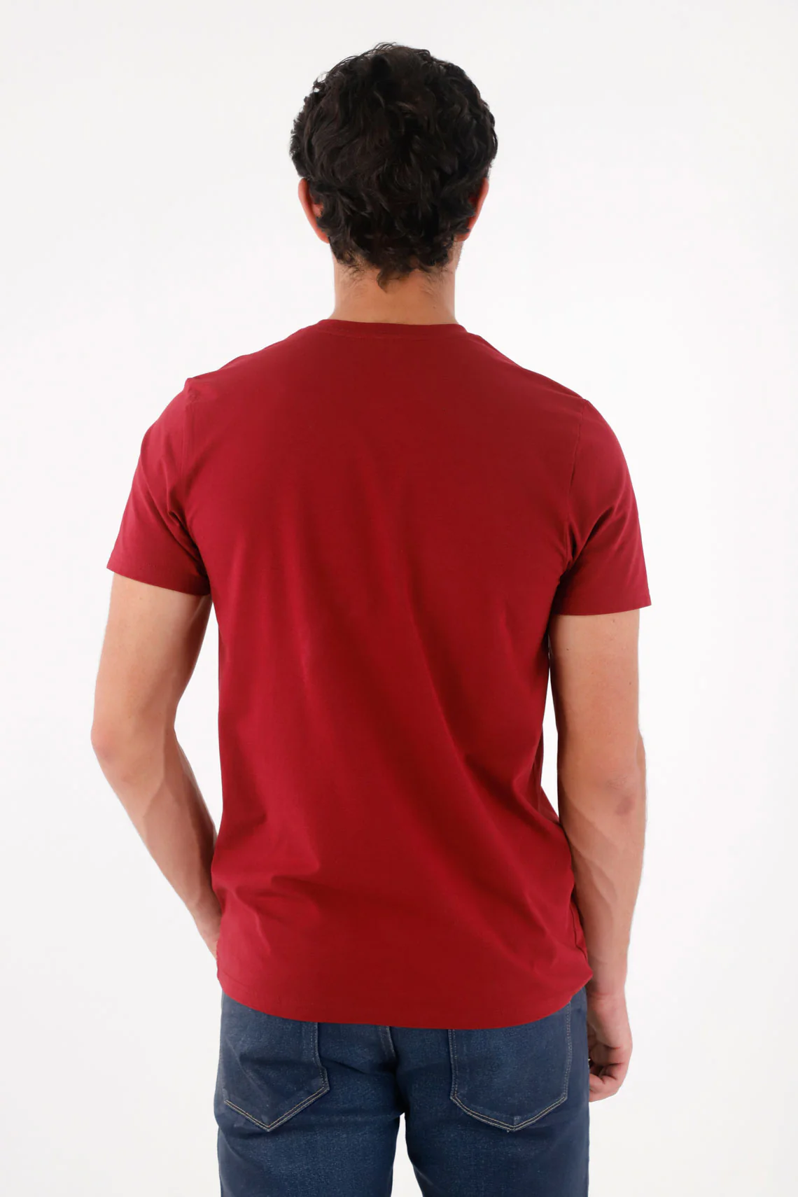 T-Shirt with Mini Red Racket for Men - Image 4