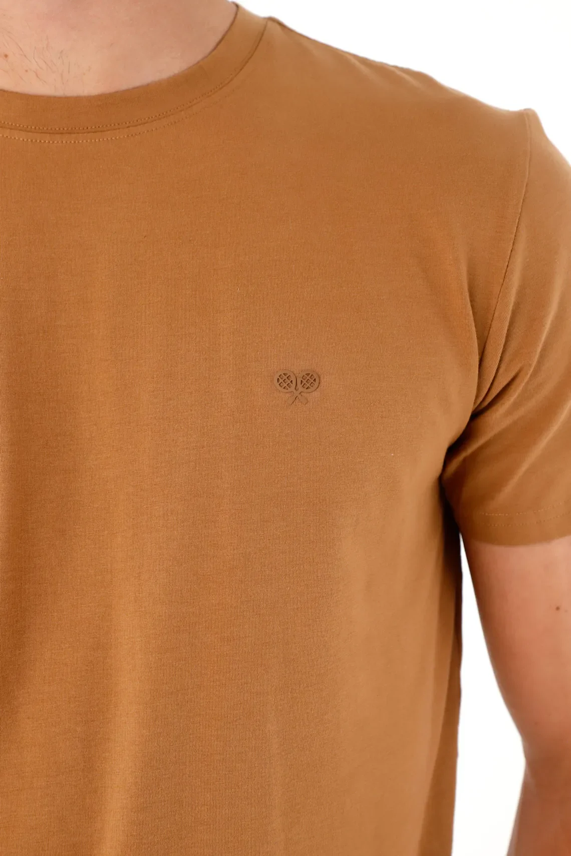 Shirt with Mini Brown Racket for Men - Image 2