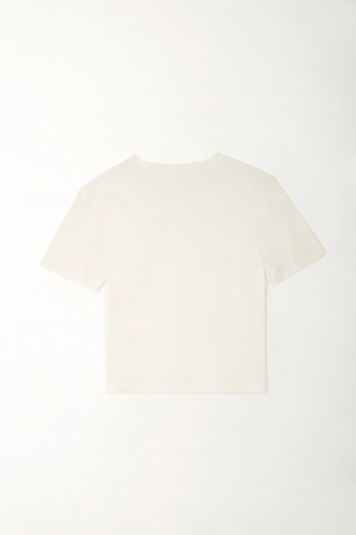Off-White V-Neck T-Shirt for Women - Image 6