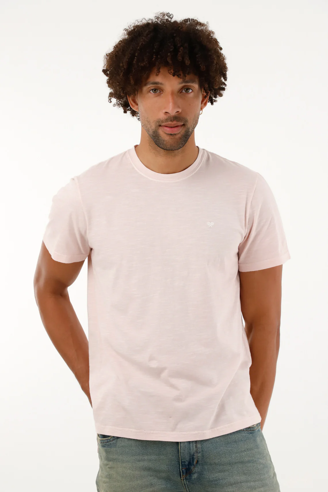 Men's Pink Short Sleeve T-Shirt