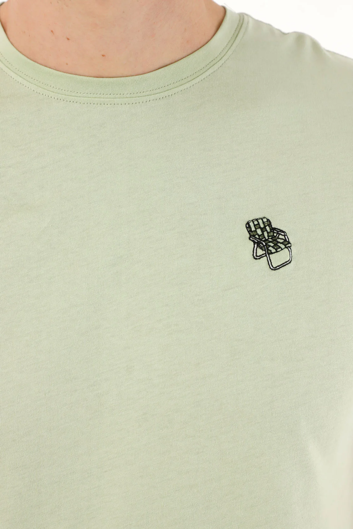 Men's Green Graphic Back T-Shirt - Image 3