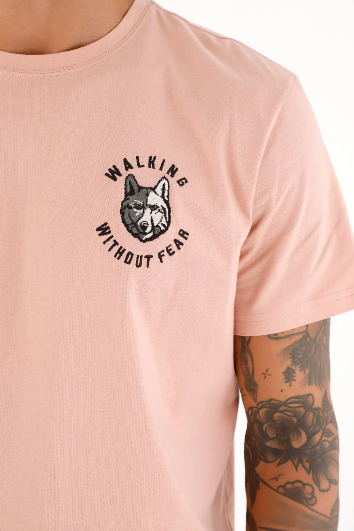 Men's Short Sleeve Pink T-Shirt - Image 2