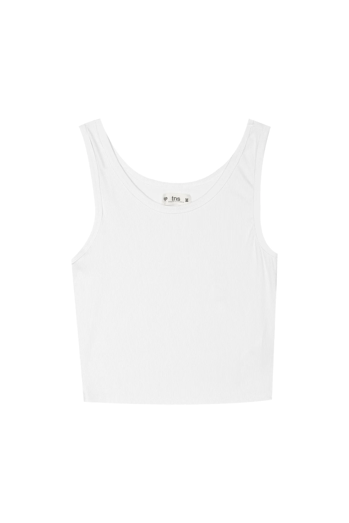 Women's fitted white t-shirt