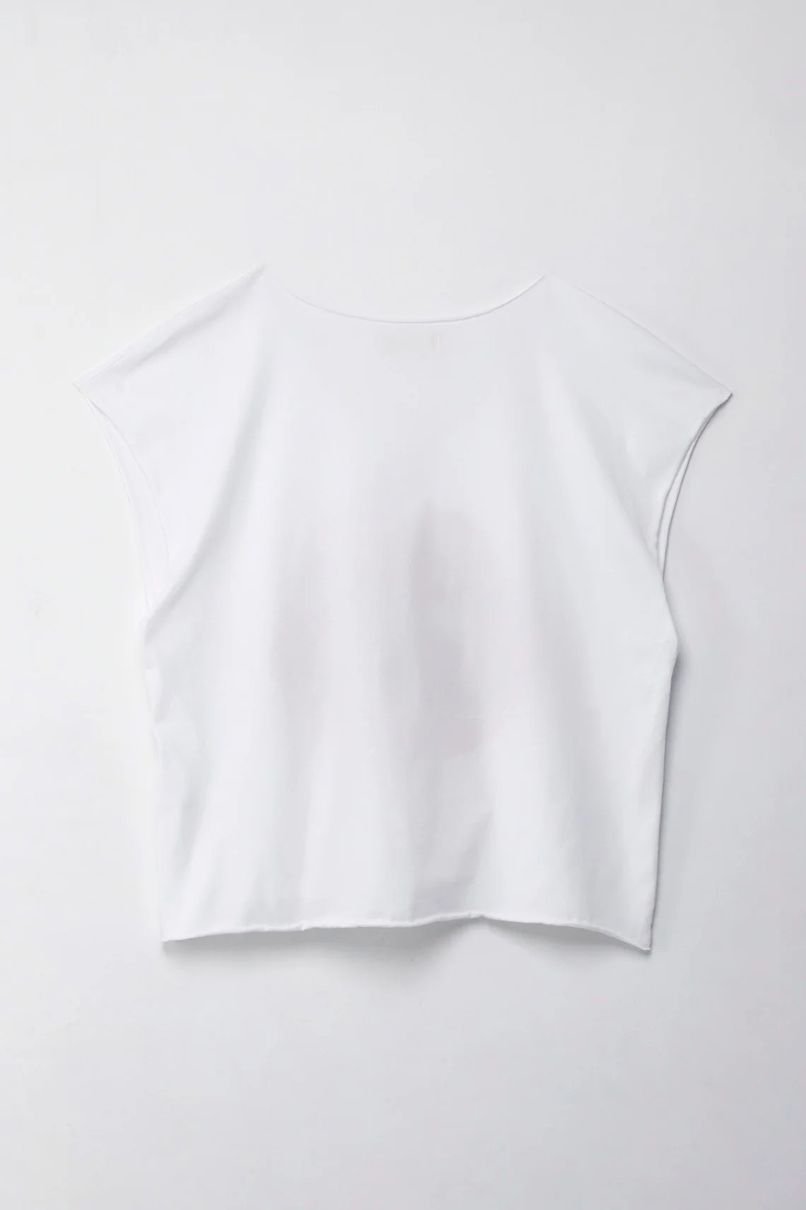 Women's White Boxy Fit T-Shirt - Image 2