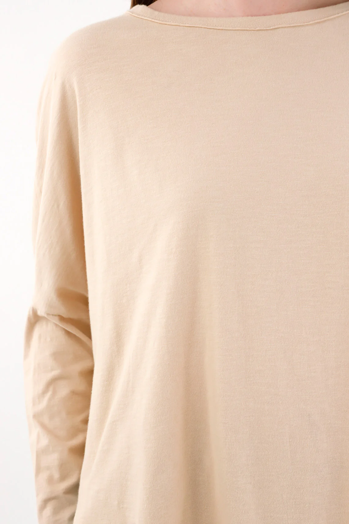 Women's Long Sleeve Brown T-Shirt - Image 3
