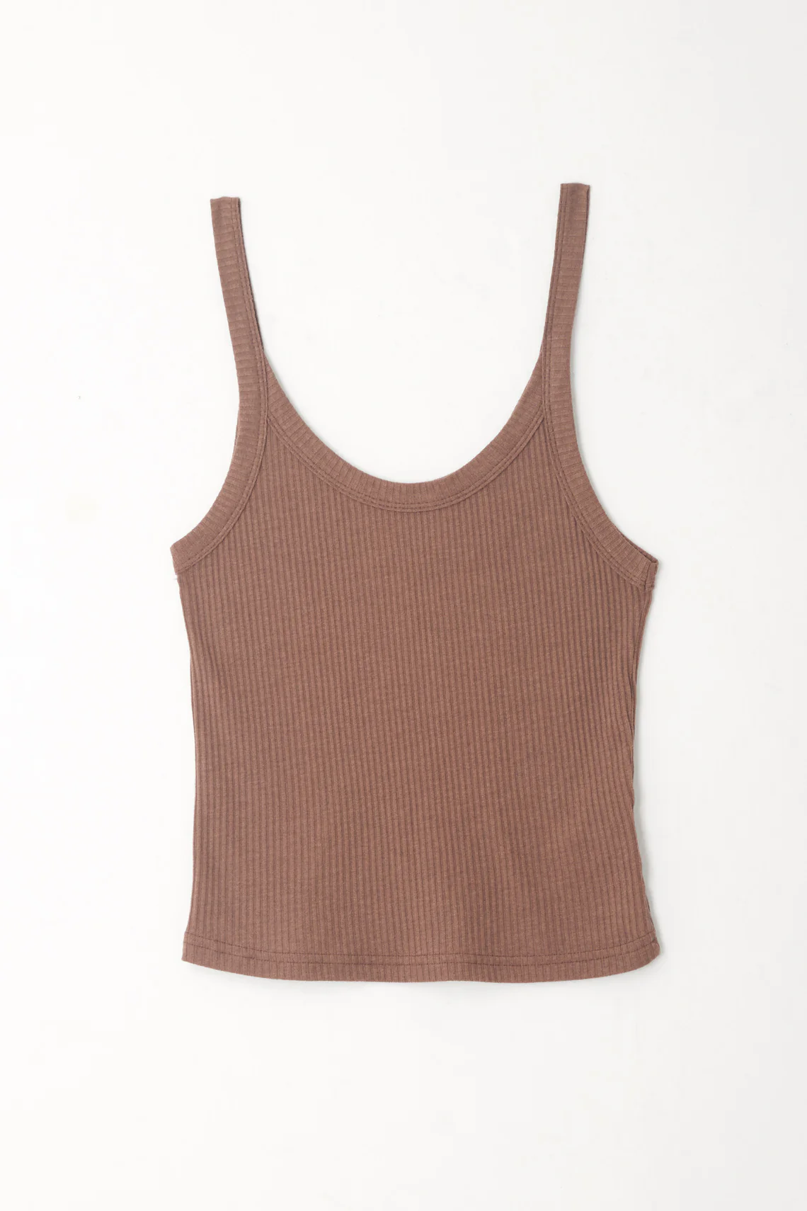 Women's Fitted Brown Strap Top - Image 3