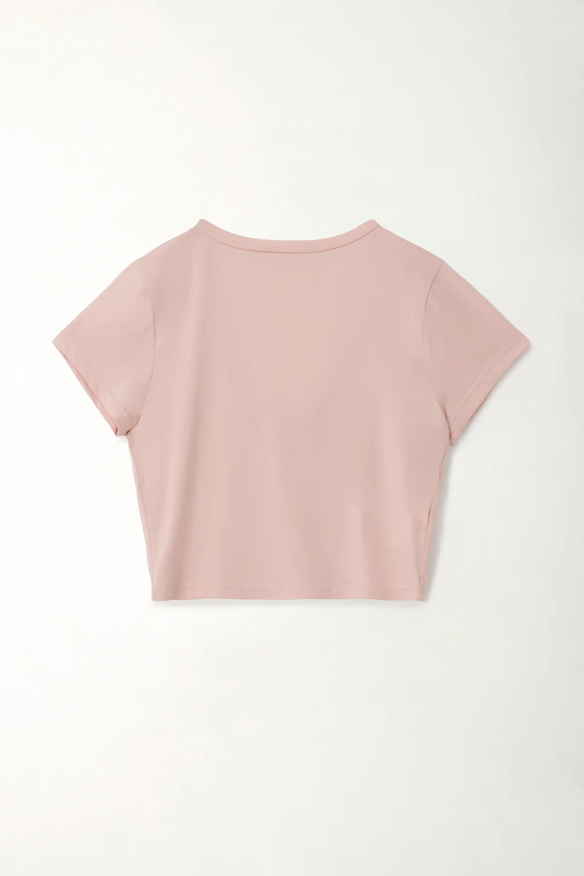 Women's Pink V-Neck Crop Top - Image 4
