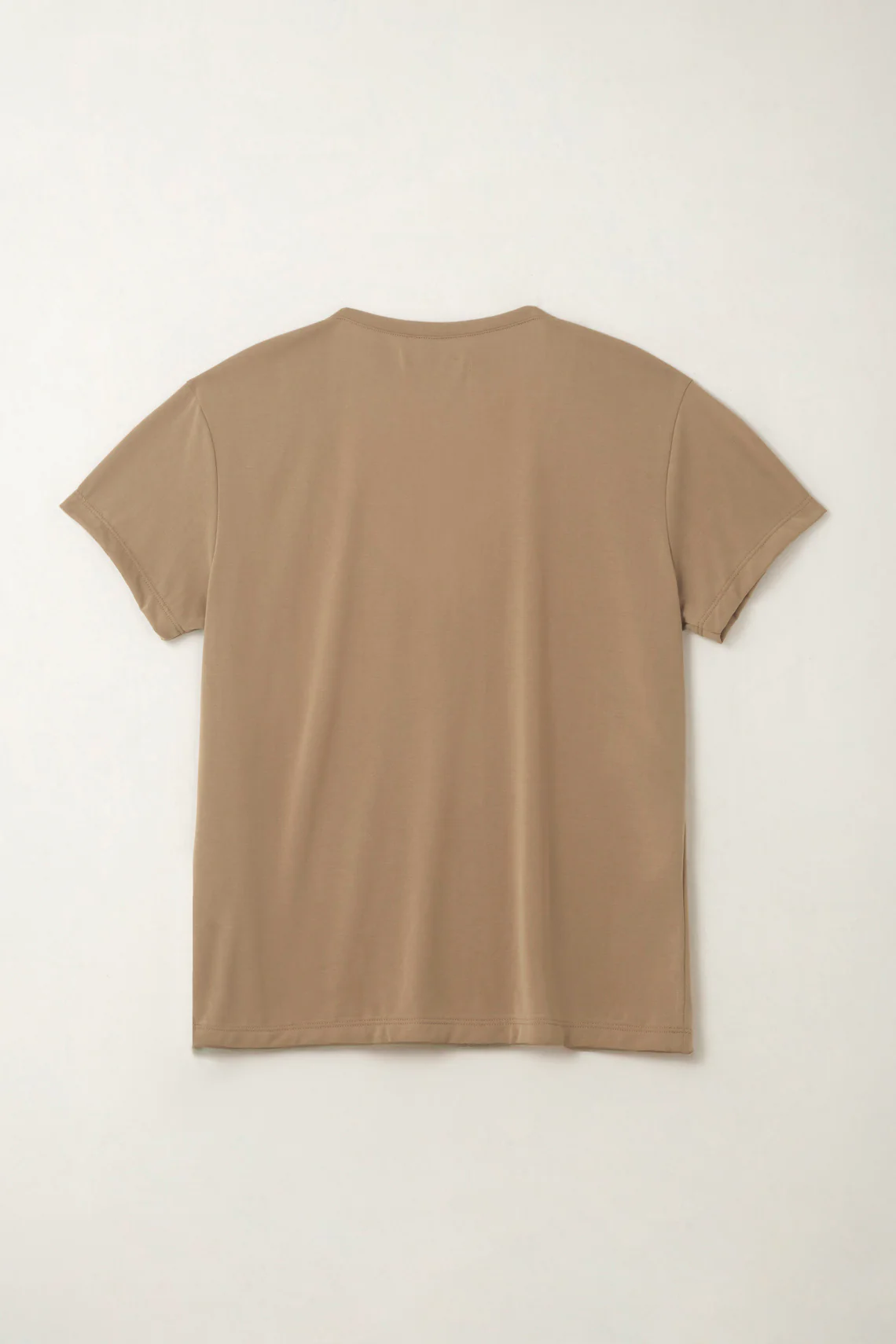 Women's Brown V-Neck T-Shirt - Image 2