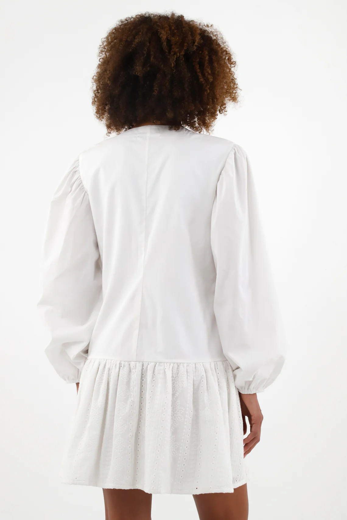 Women's White Mini Dress - Image 4