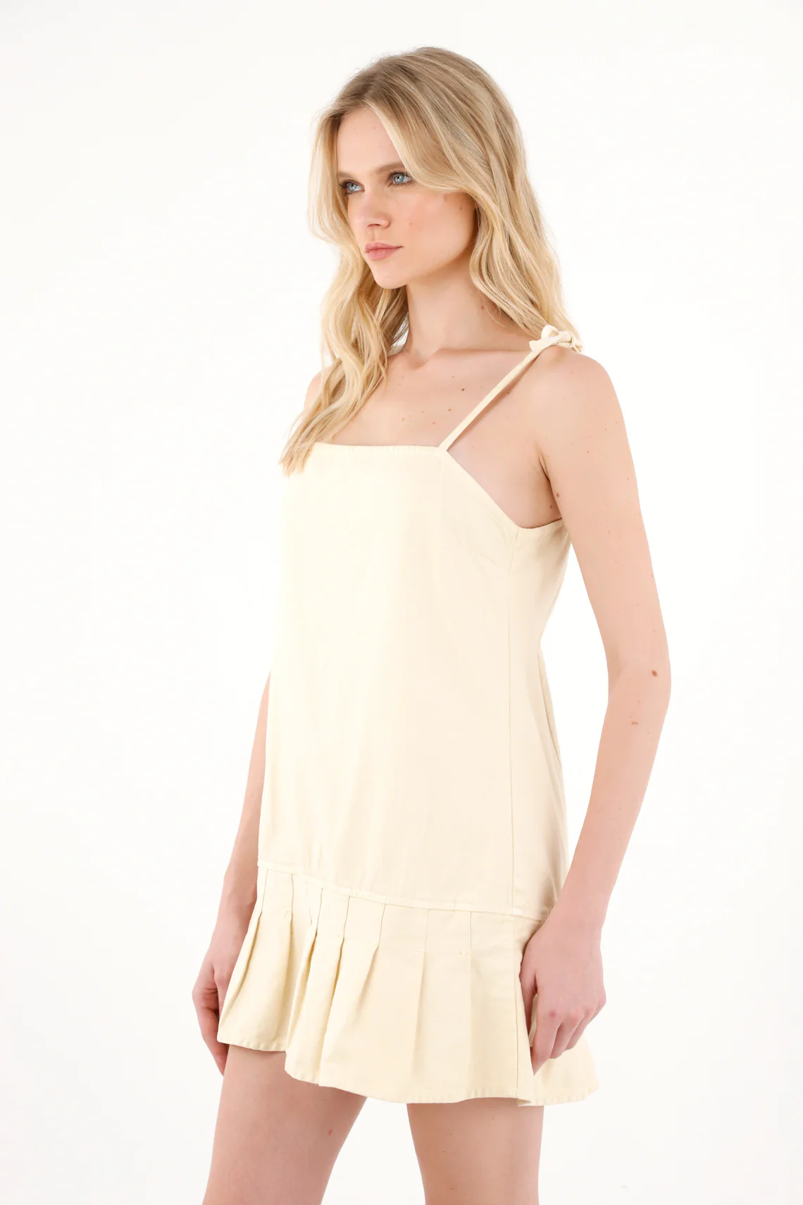 Women's Short Raw Denim Dress - Image 5