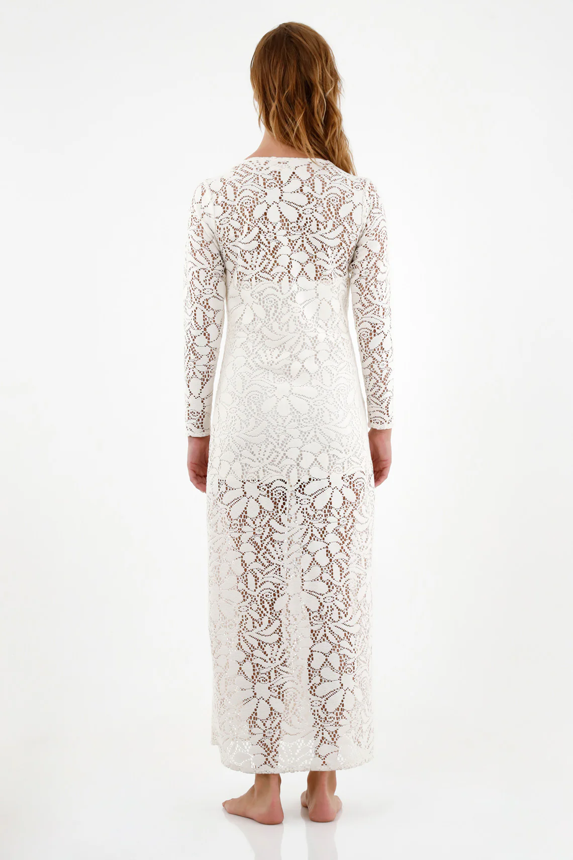 Women's Ecru Knit Dress - Image 4